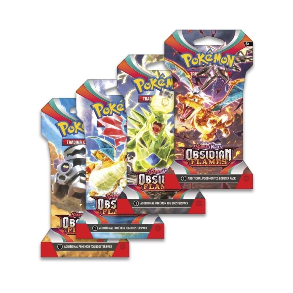 Scarlet and Violet Obsidian Flames Sleeved Booster Pack